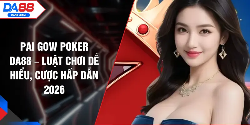 Pai Gow Poker DA88 – Luật Chơi Dễ Hiểu, Cược Hấp Dẫn 2026